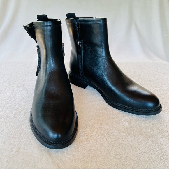 Franco Sarto Black Ankle Boots - Picture 6 of 10